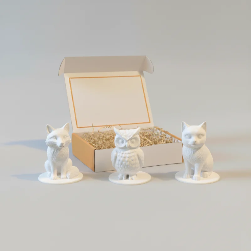 Box débutant Animaux 3 figurines 6cm