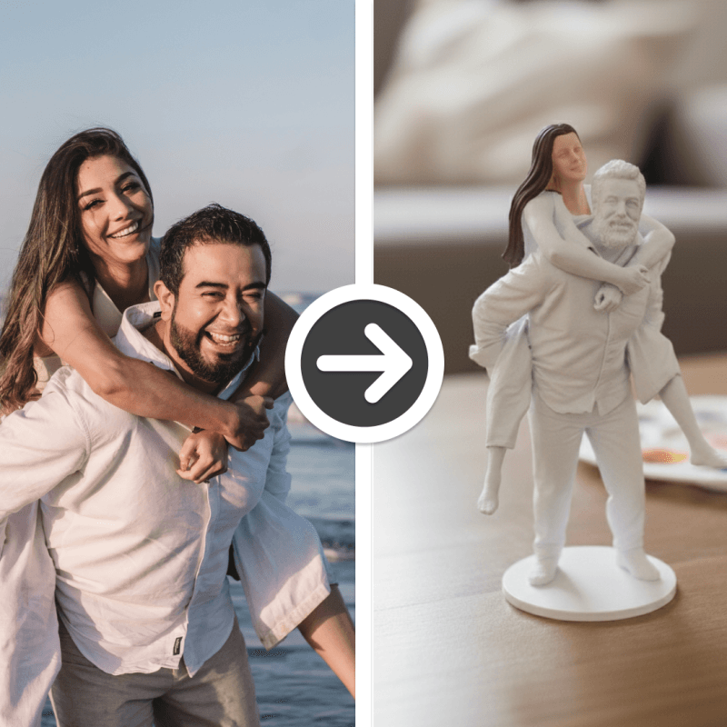 Figurine personnalisée couple