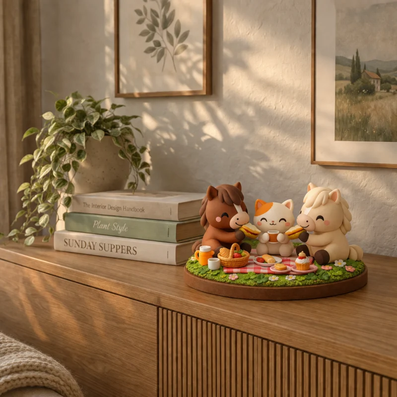 Goûter Champêtre - Figurine Cosy