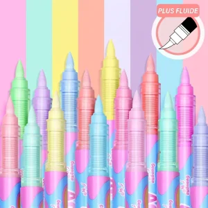 Pack de 24 feutres acryliques pastels