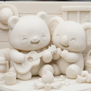 Duo Panda & Koala Musiciens – Figurine Cosy