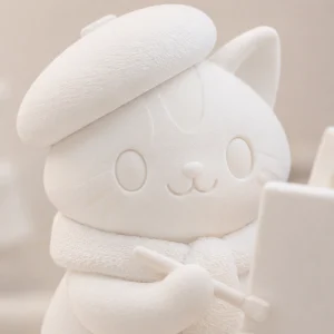 Chat Artiste - Figurine Cosy