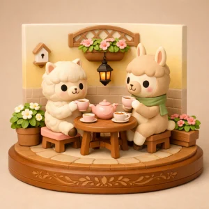 Pause Thé - Figurine Cosy