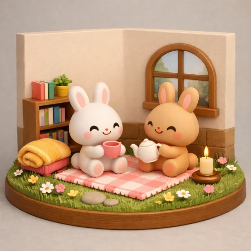 Douce Pause - Figurine Cosy