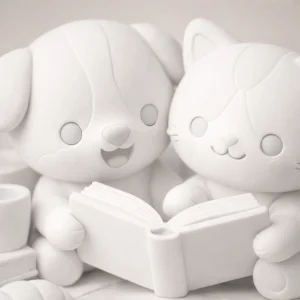 Lecture à deux - Figurine Cosy