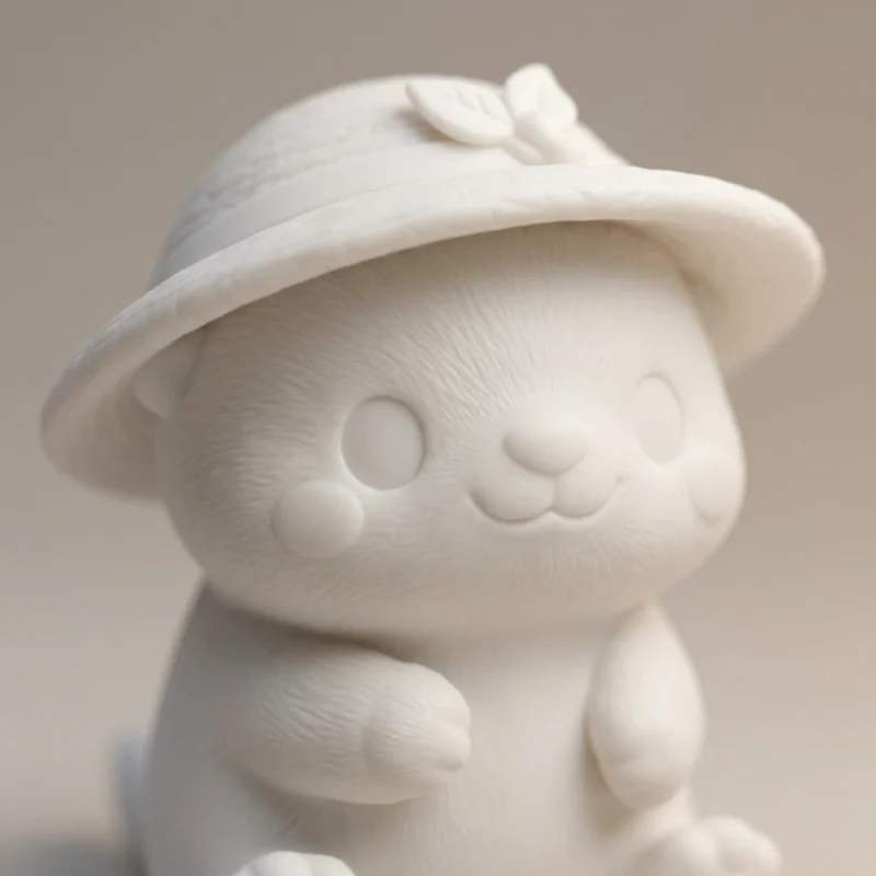 Loutres au Jardin Zen – Figurine Cosy