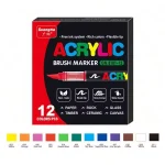 Pack de 12 feutres acryliques