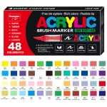 Pack de 48 feutres acryliques