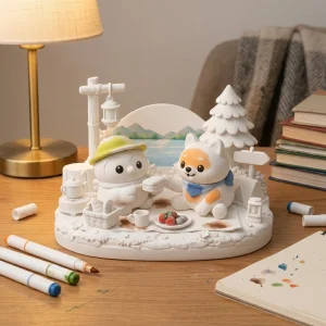 Pique-nique en pleine nature - Figurine Cosy