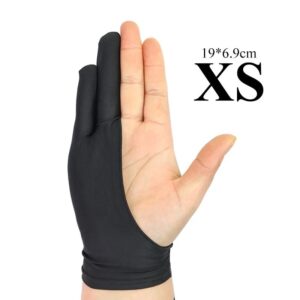 XS Gants antisalissure 2 doigts pour peinture & feutres