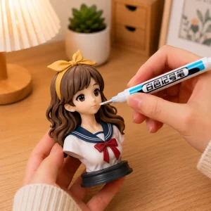 figurine-personnalisee-marqueur Crayon Correcteur Blanc 0,7 mm – Précision Ultra Fine