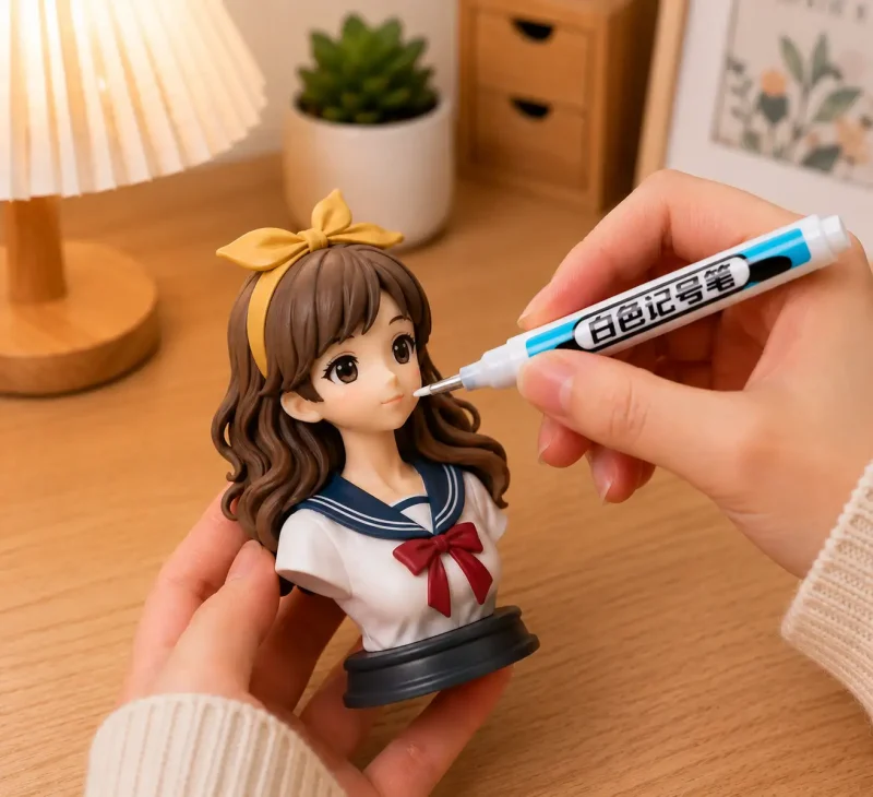 figurine-personnalisee-marqueur Crayon Correcteur Blanc 0,7 mm – Précision Ultra Fine